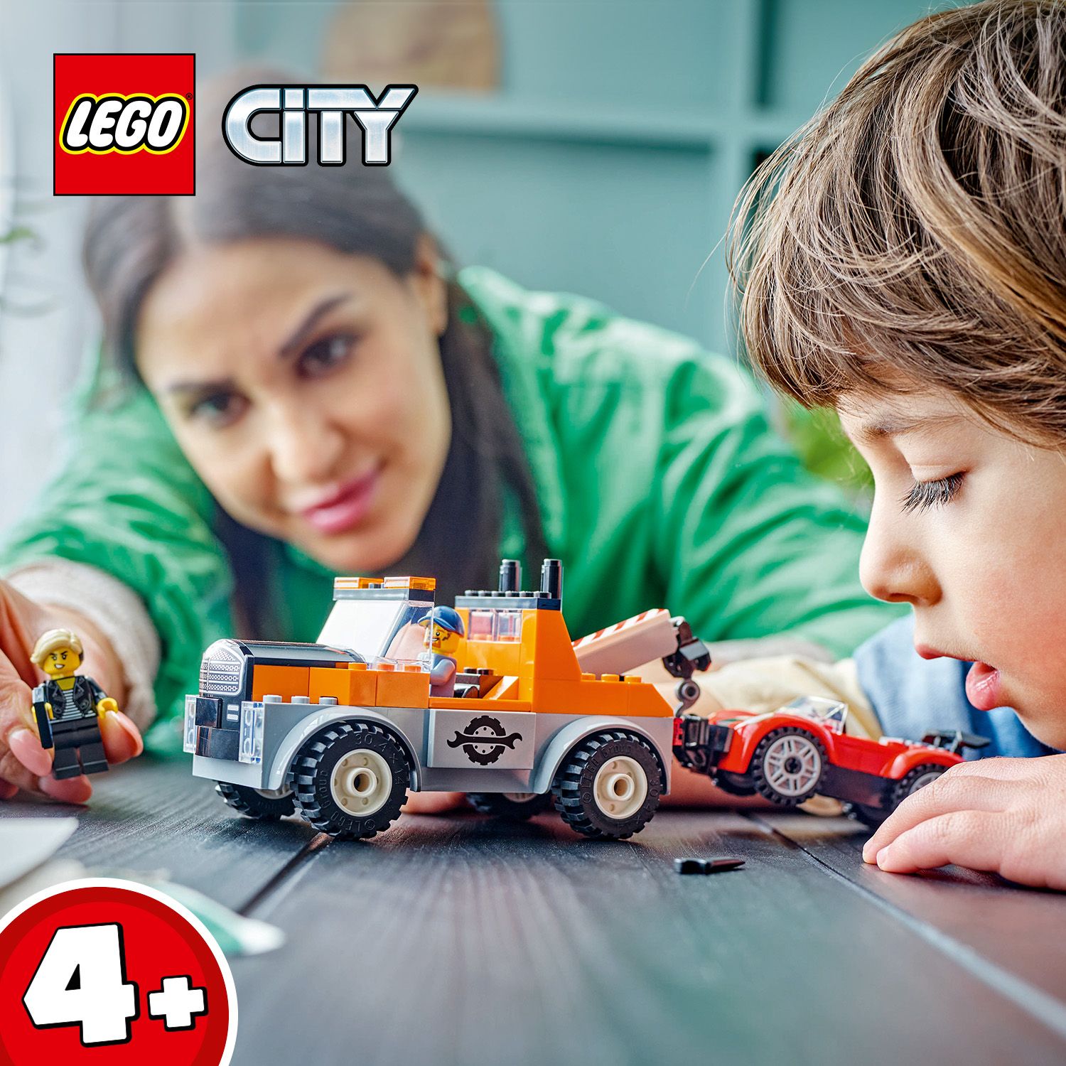 LEGO® City puksiirauto mängukomplekt vanusele 4+