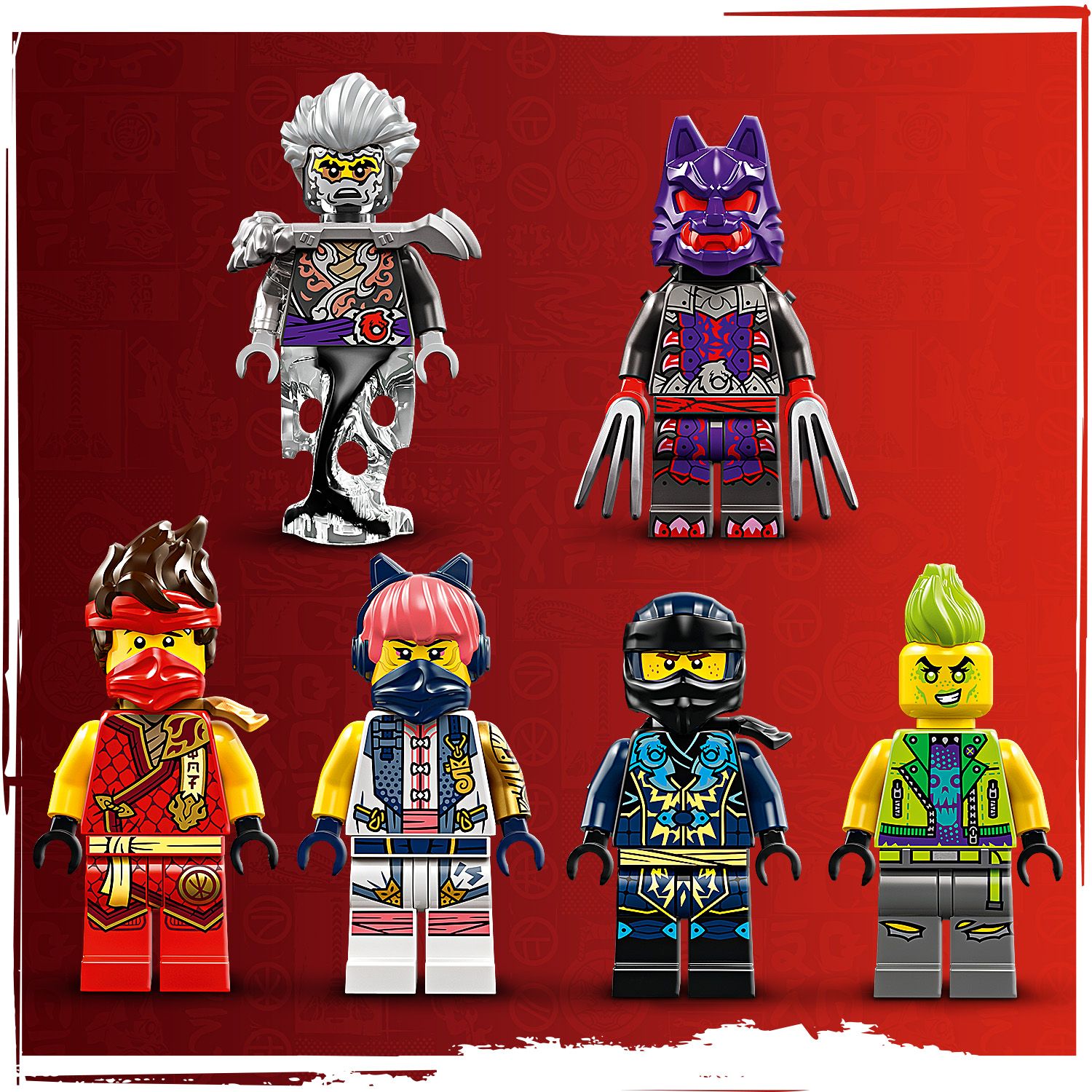 Kuus NINJAGO® minifiguuri