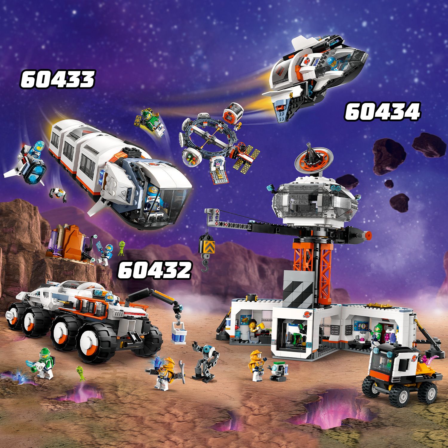 Derinkite su LEGO® kosmoso rinkiniais