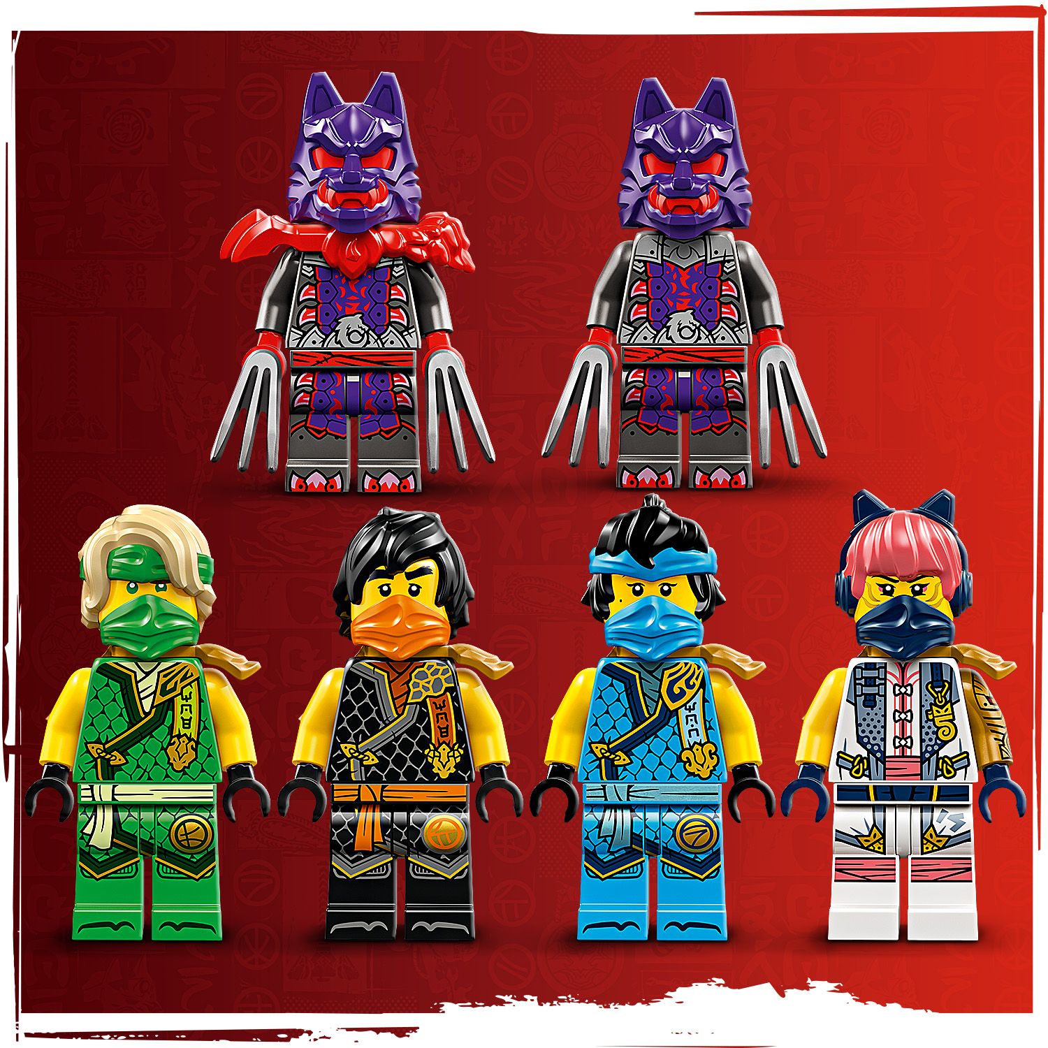 6 NINJAGO® minifigūrėlės