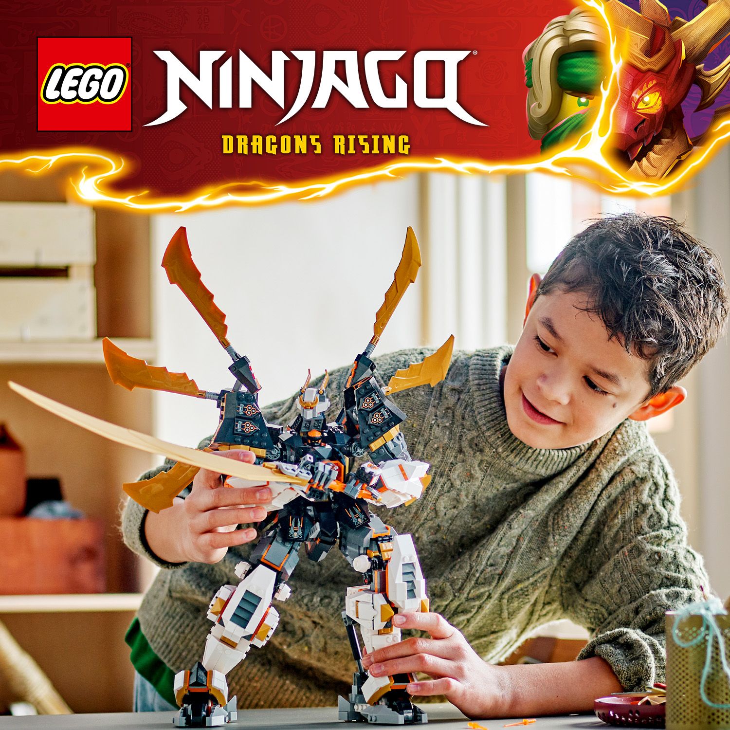 LEGO® NINJAGO® roboto titano žaidimo rinkinys