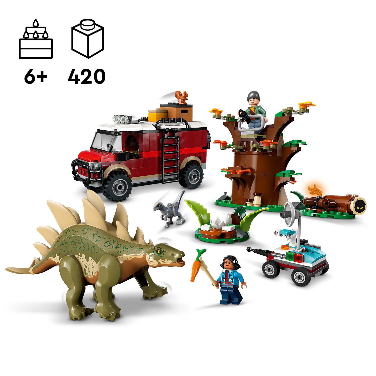 Dinozaurų nuotykiai tęsiasi ir po konstravimo