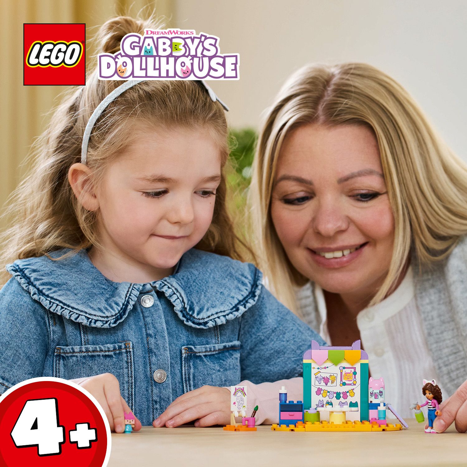 Gabby leļļu māja — būvēšanas komplekts bērniem no 4 gadiem