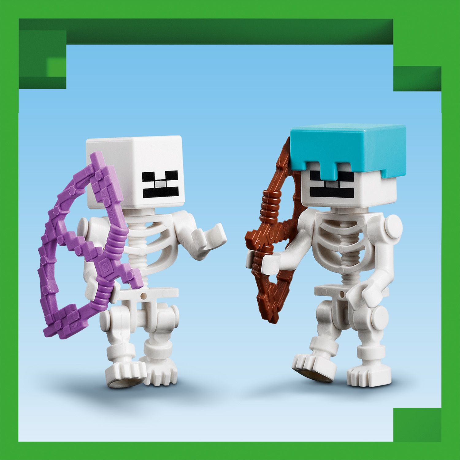 2 Minecraft® skeleti