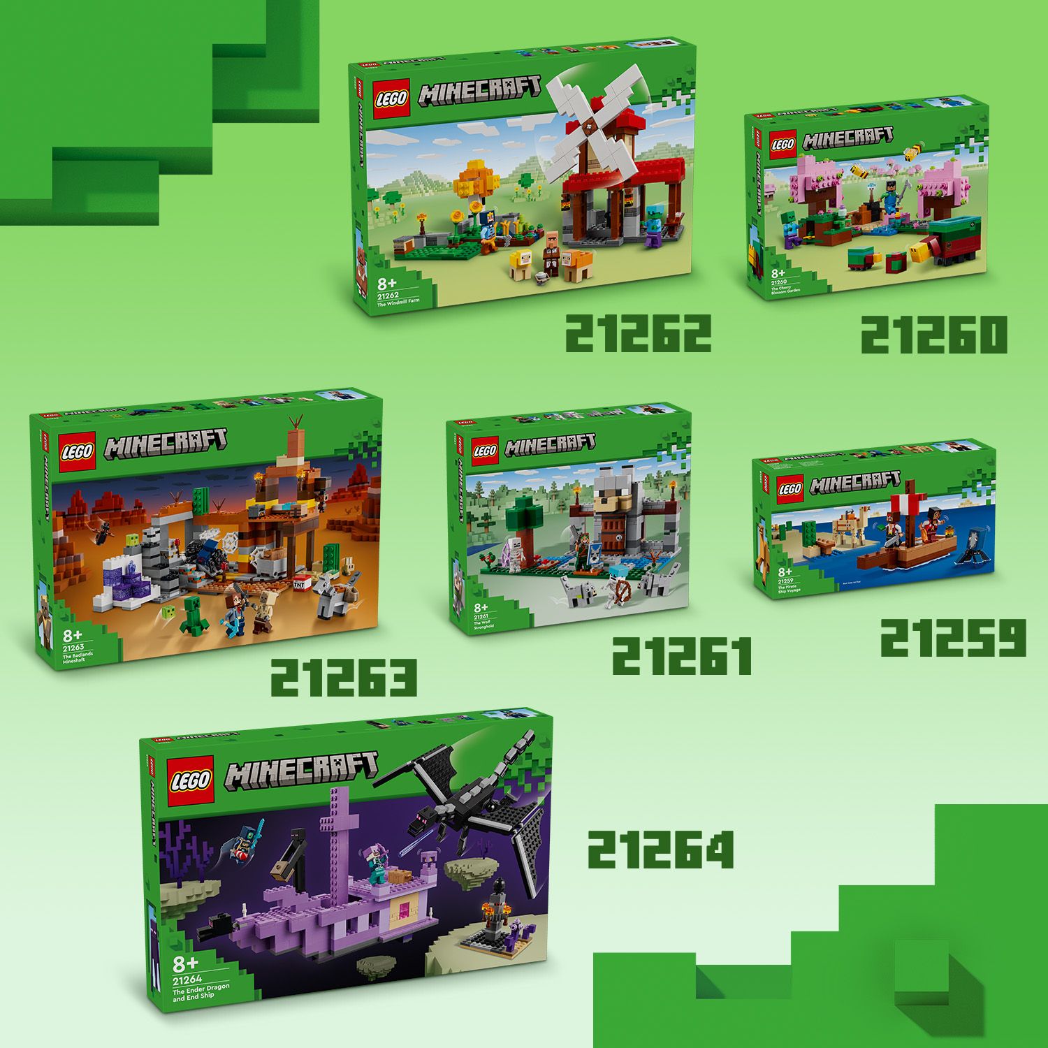 Paplašini LEGO® Minecraft® visumu