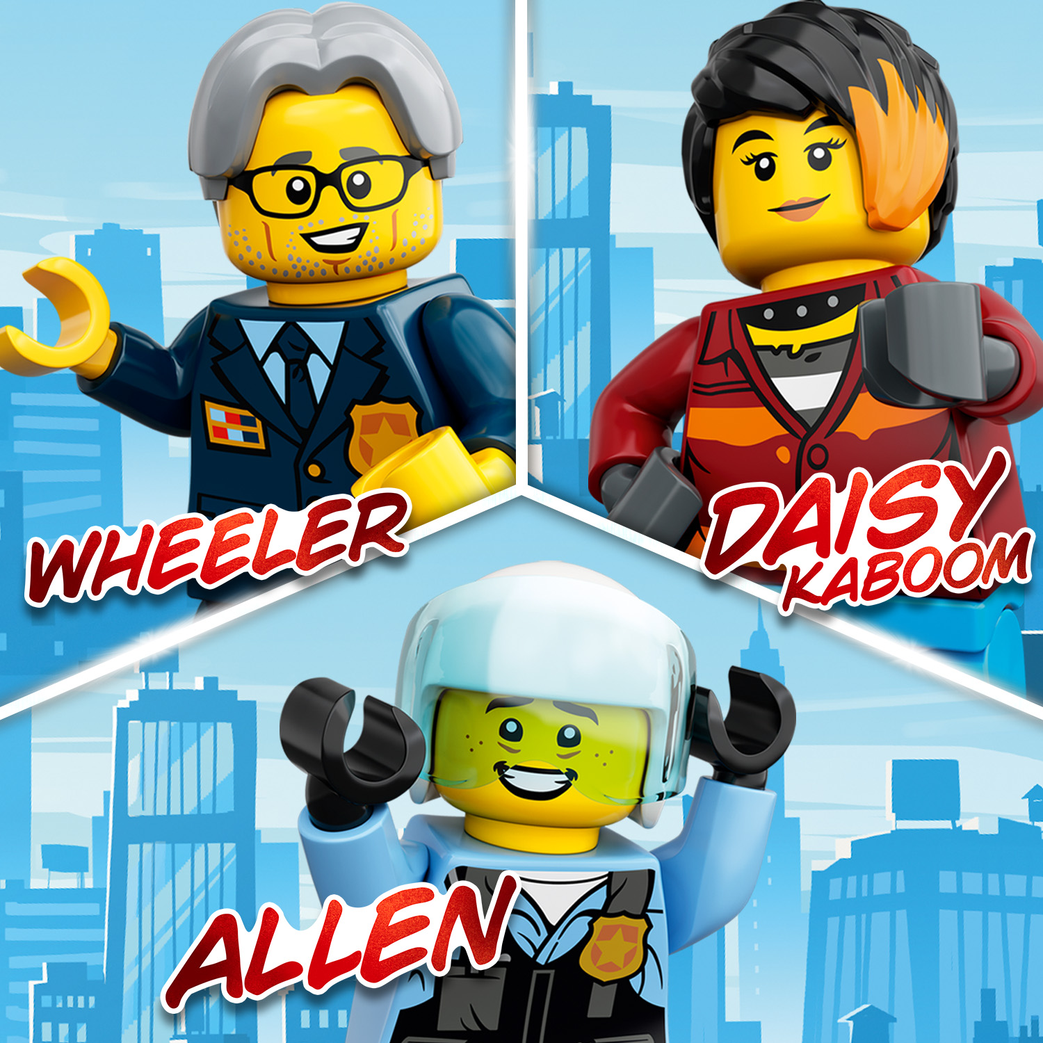 TV seriāla “LEGO® City” tēli