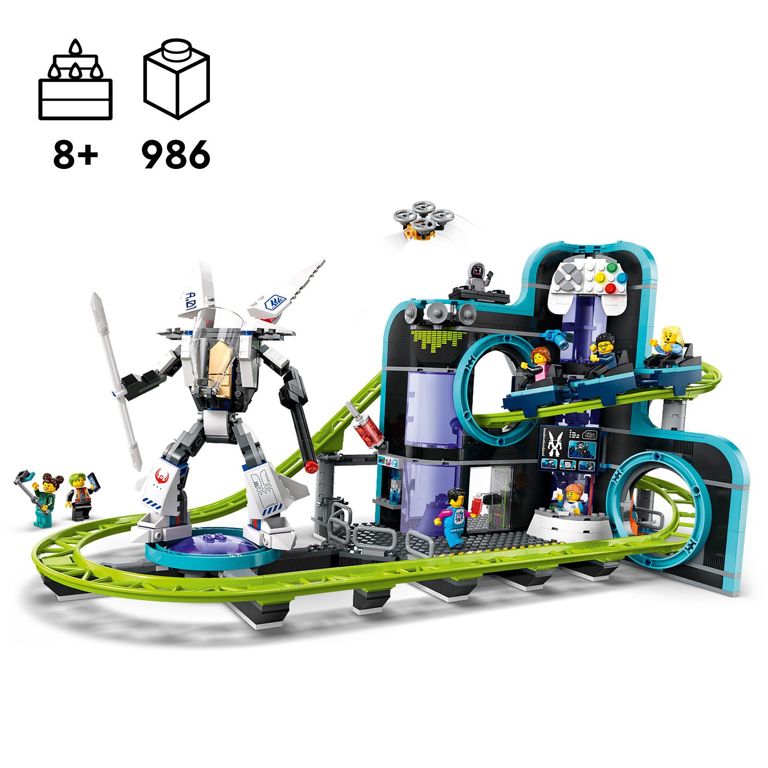 Spēļu parks ar robotu tematiku