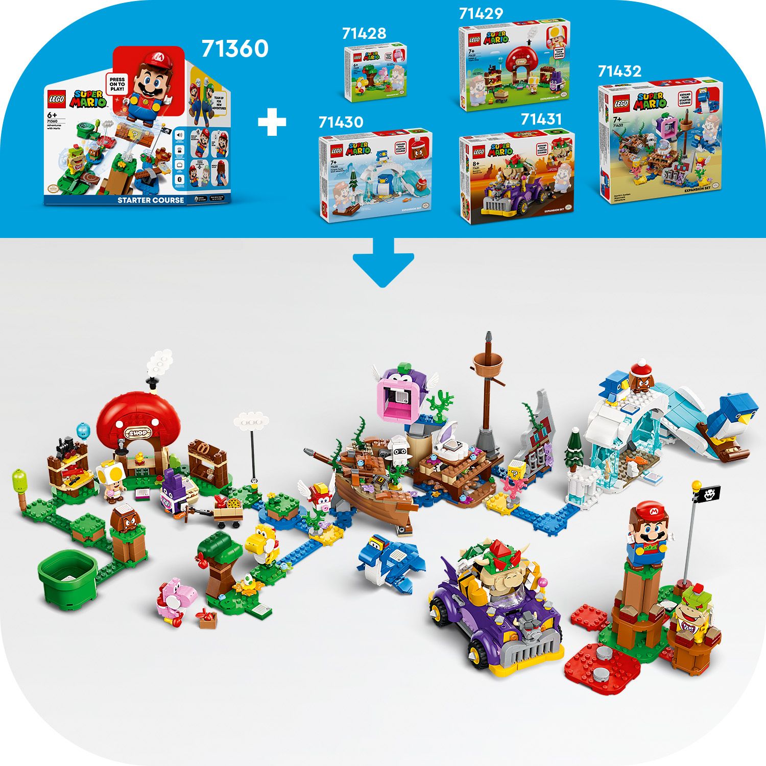 LEGO® Super Mario™ dāvanu komplekts spēlētājiem