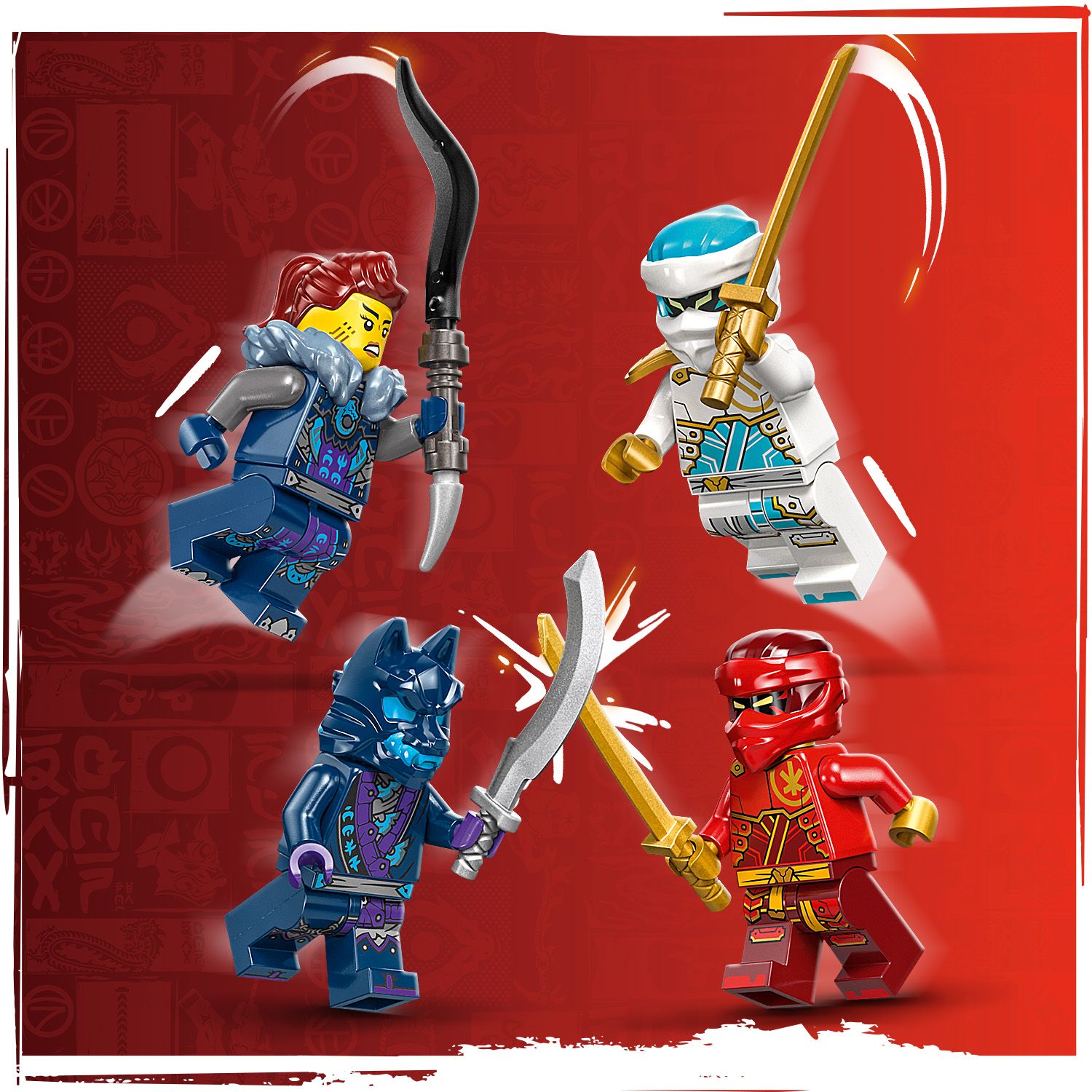 Četras NINJAGO® minifigūras