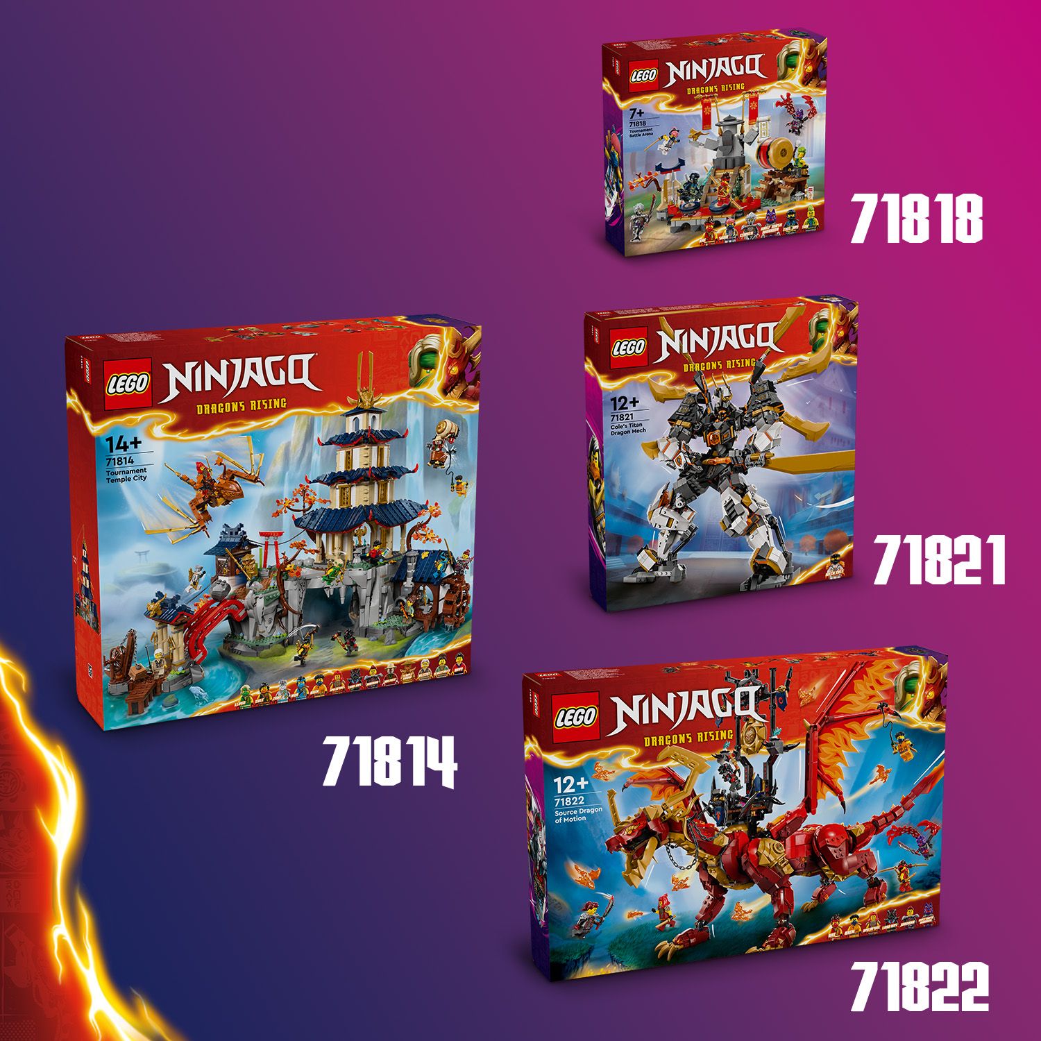 Vairāk LEGO® NINJAGO® komplektu kolekcijai