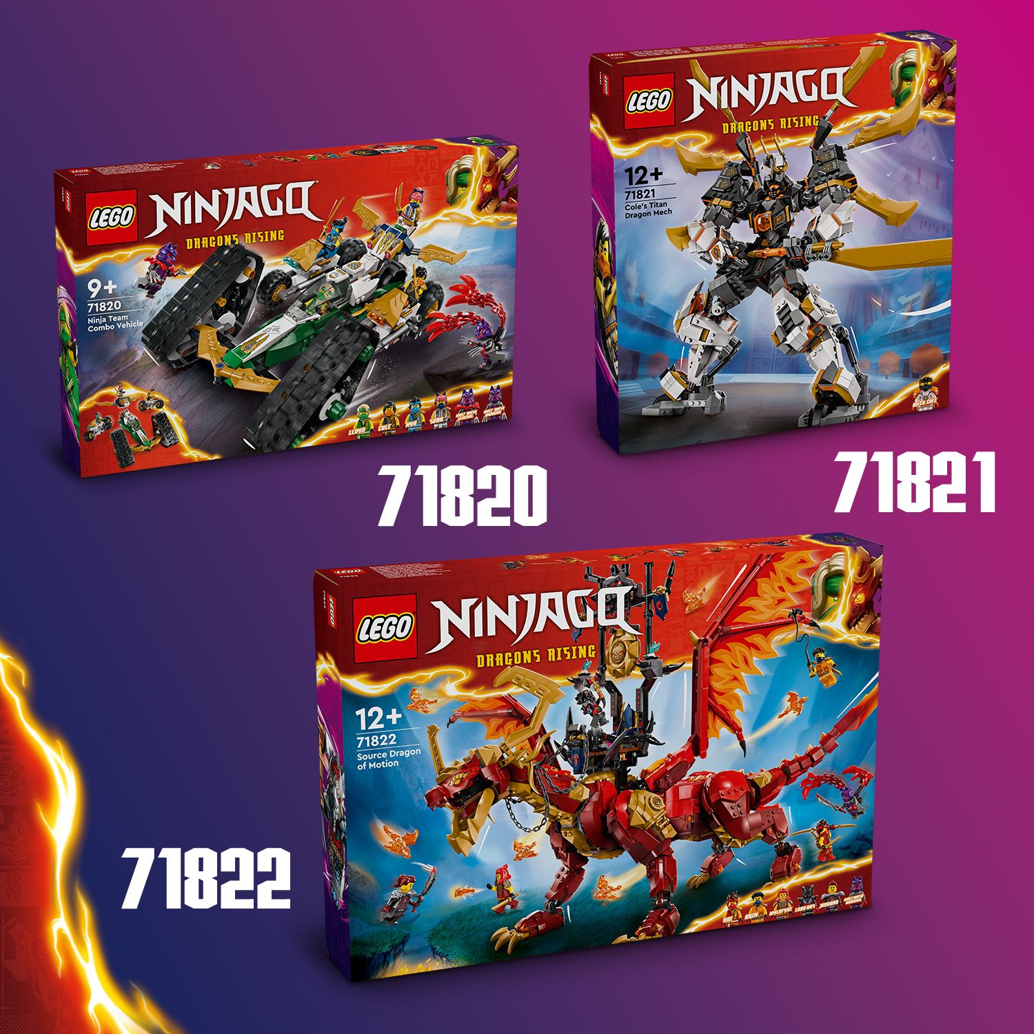 Vairāk LEGO® NINJAGO® komplektu kolekcijai
