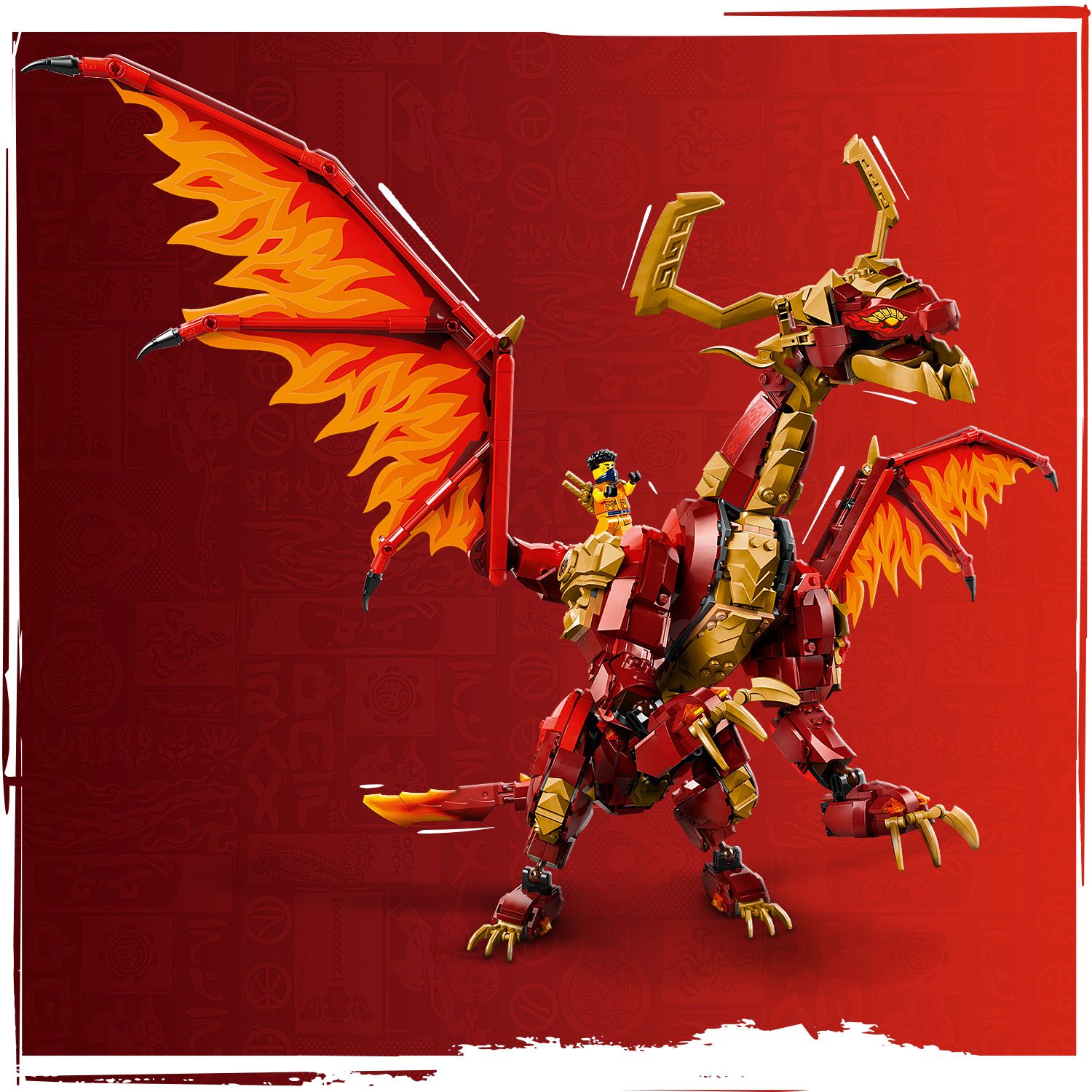 Kustīgs NINJAGO® rotaļu pūķis