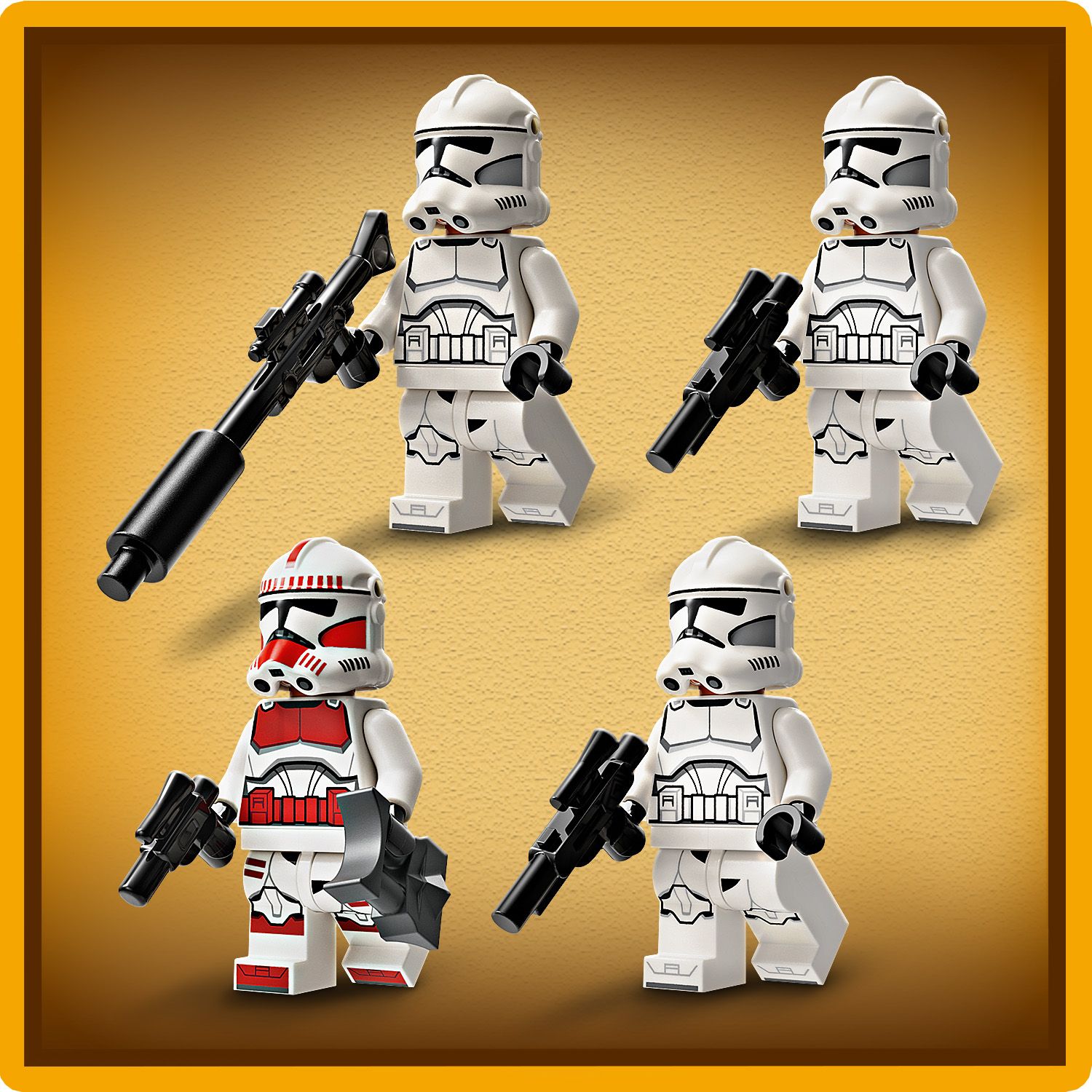 4 LEGO® Star Wars™ minifigūras