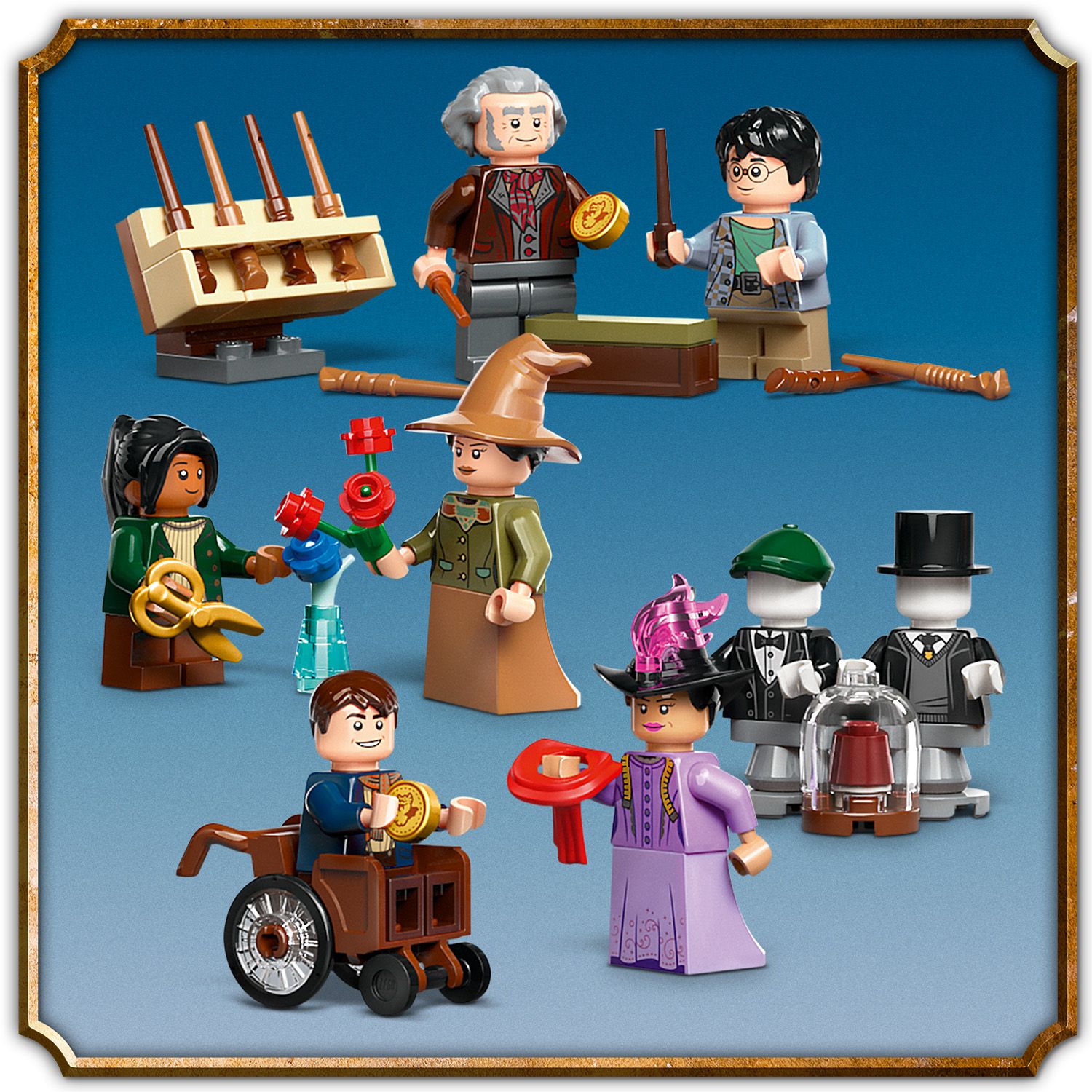 6 kolekcionējamas minifigūras